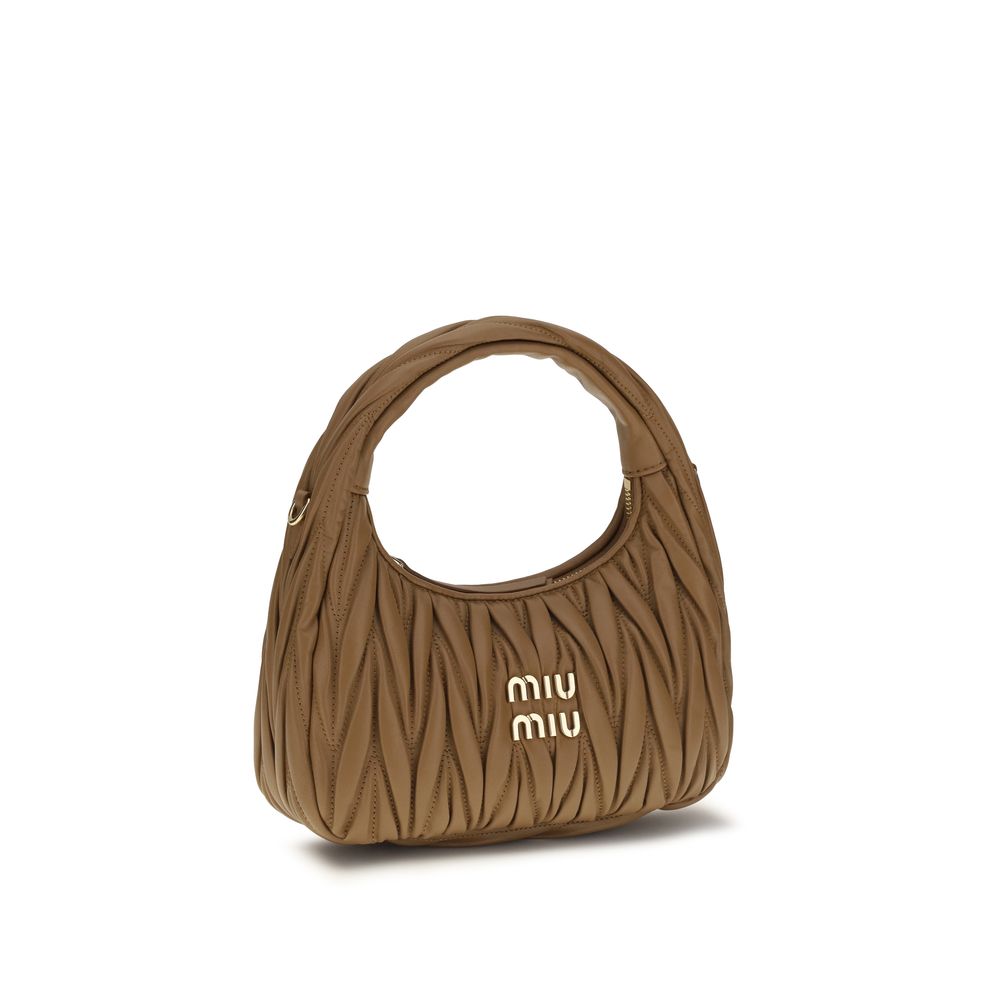 Beige Calf Leather Bos Taurus Handbag Bag