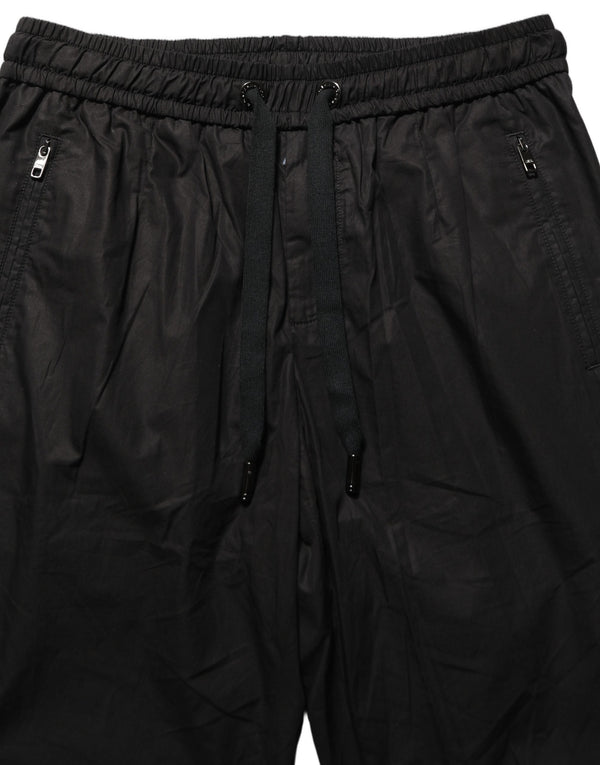Dolce & Gabbana 100% Cotton joggers in black