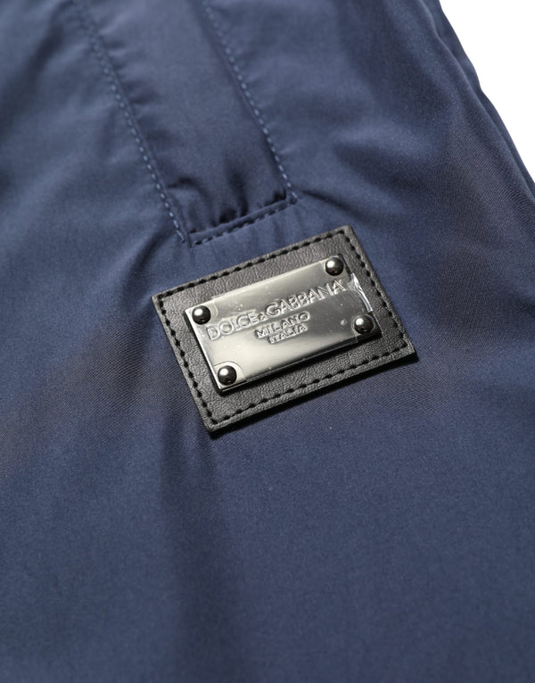 Dolce & Gabbana 100% Polyester joggers in navy