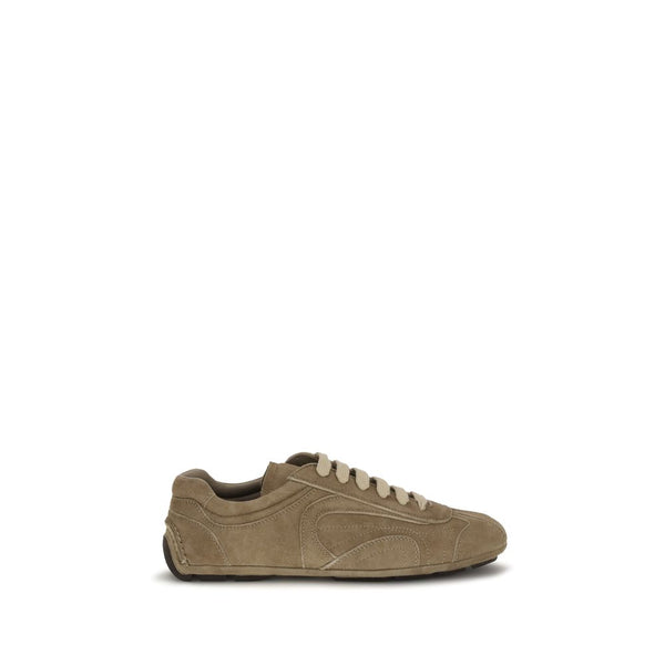 Prada Upper 100% Calf Leather Bos Taurus flat in brown