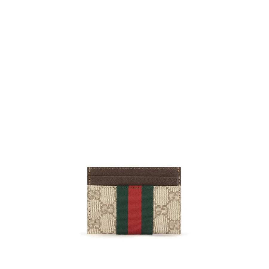 Gucci 45% Cotton card case in beige