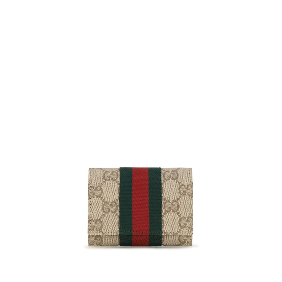 Gucci 45% Cotton wallet in beige