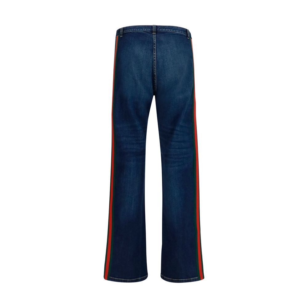 Gucci 98% Cotton 2% Elastane jeans in blue — view 2