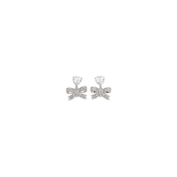 Self-Portrait 100% Brass earrings in silver