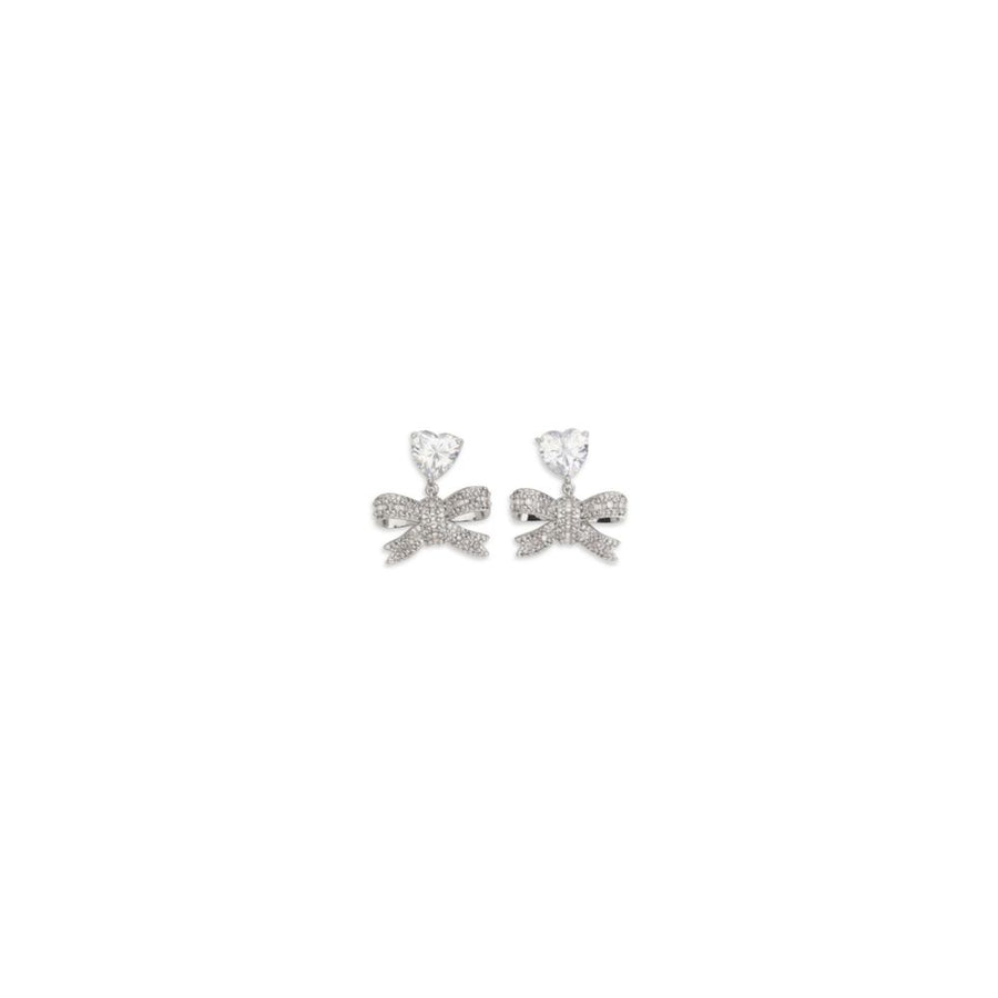 Self-Portrait 100% Brass earrings in silver