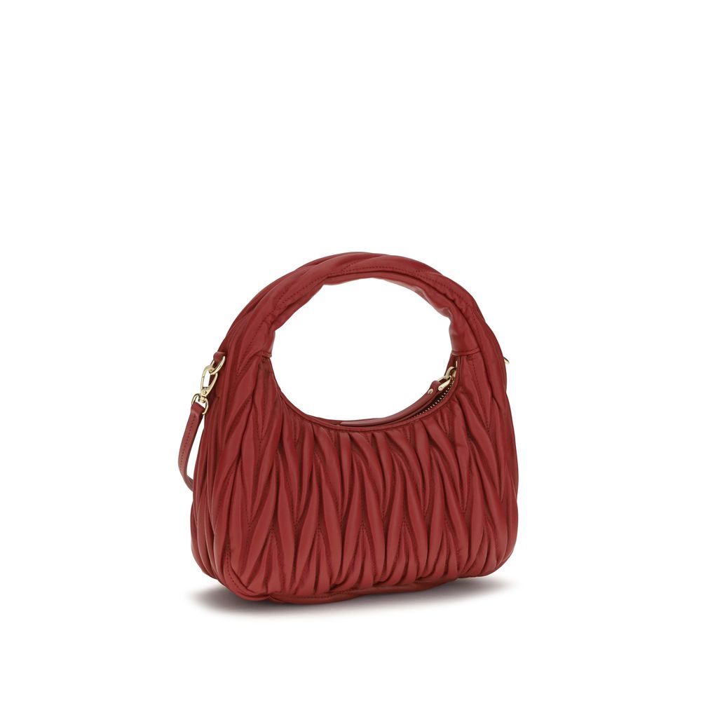 Miu Miu 100% Calf Leather Bos Taurus shoulder bag in red — view 3
