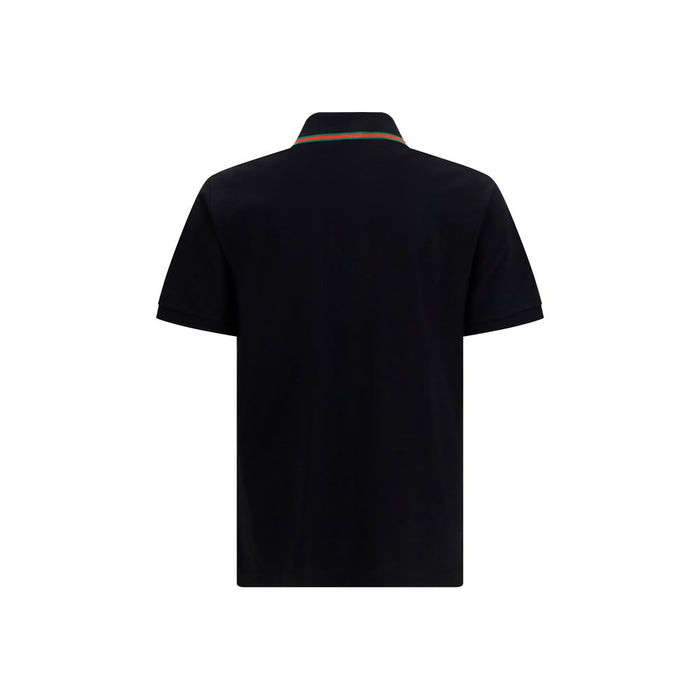 Gucci 100% Cotton polo shirt in black — view 2