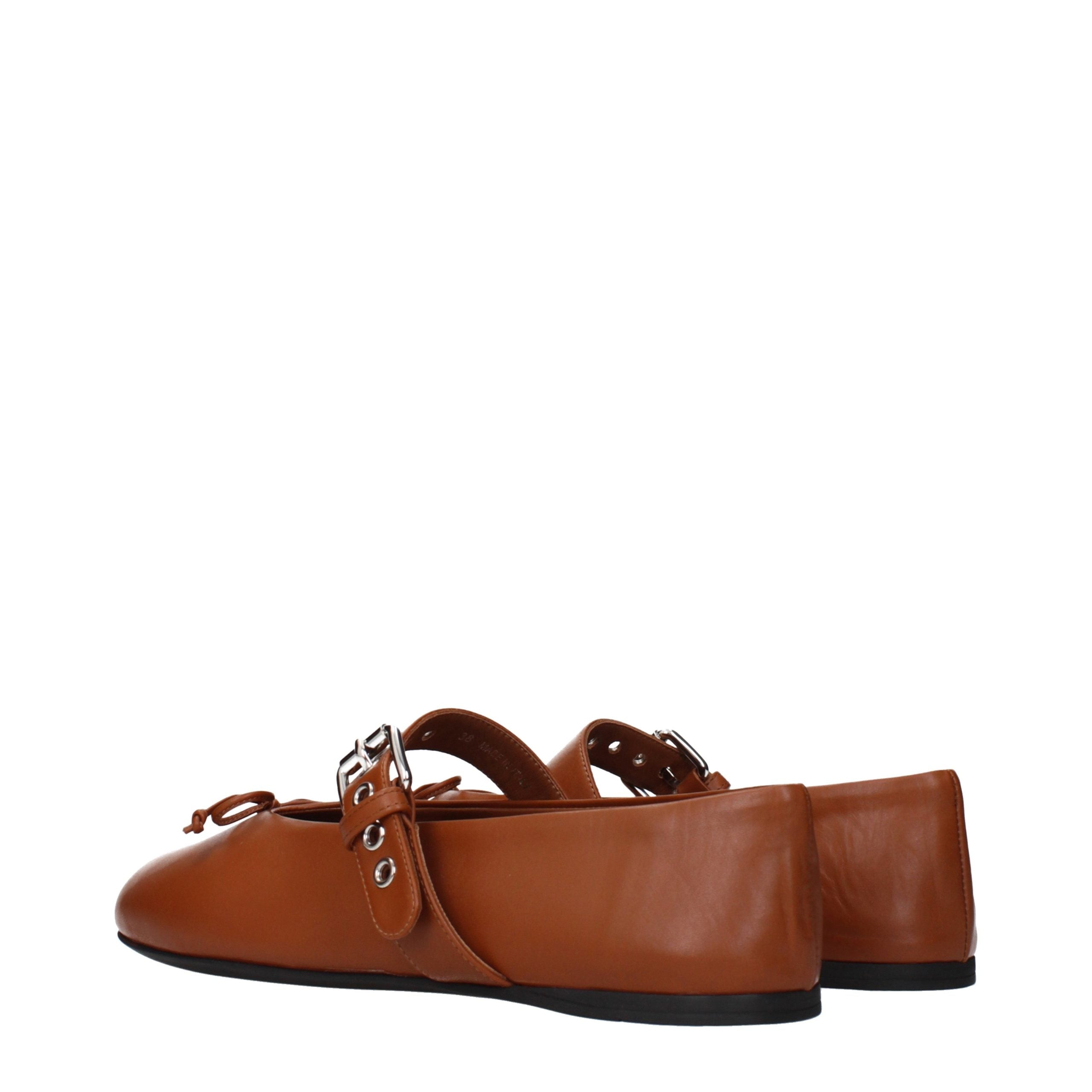Miu Miu flat in brown — view 4