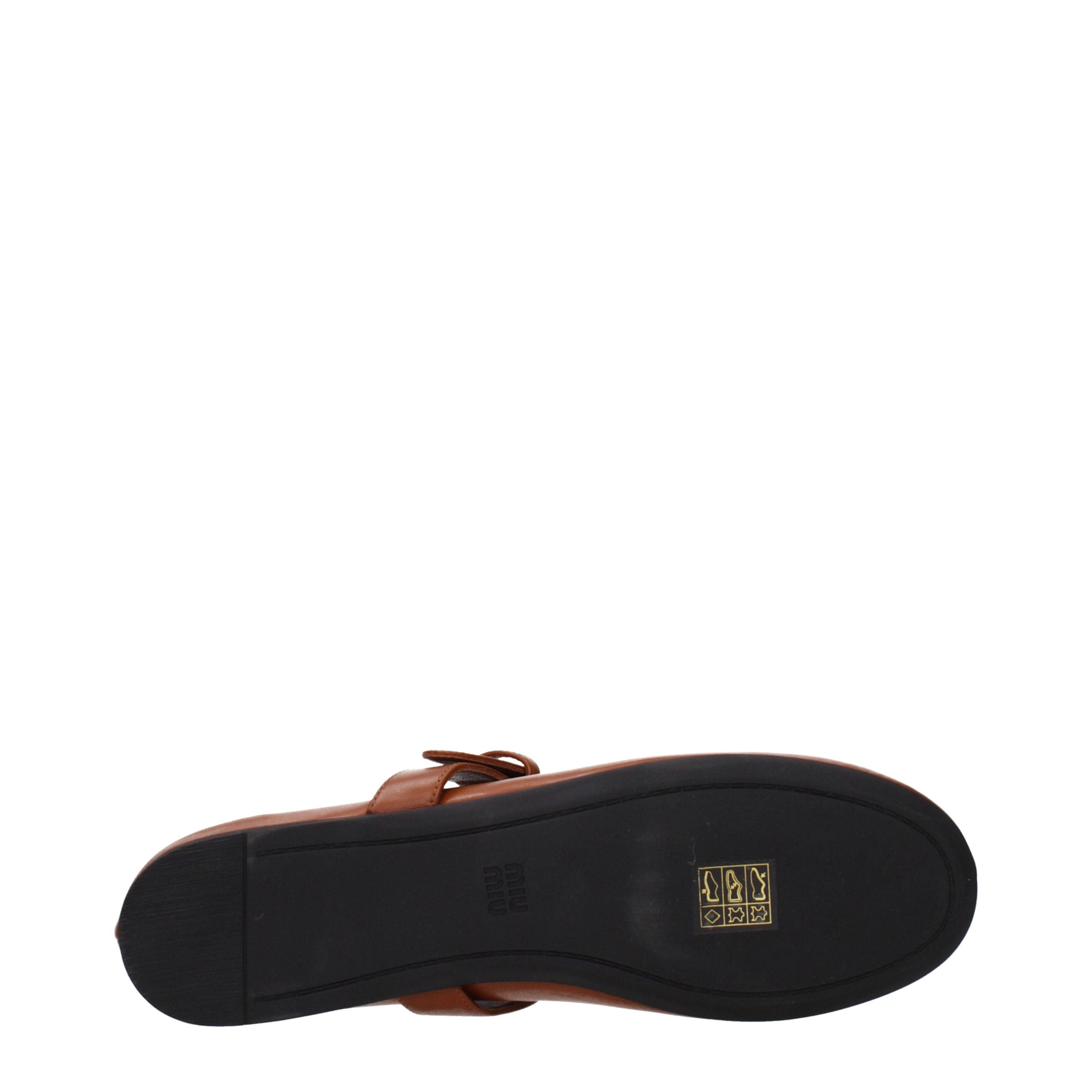 Miu Miu flat in brown — view 5