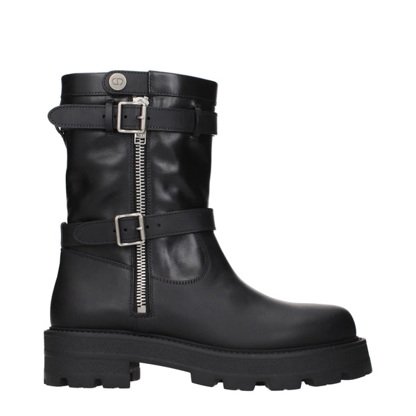 Christian Dior Leather boot in black