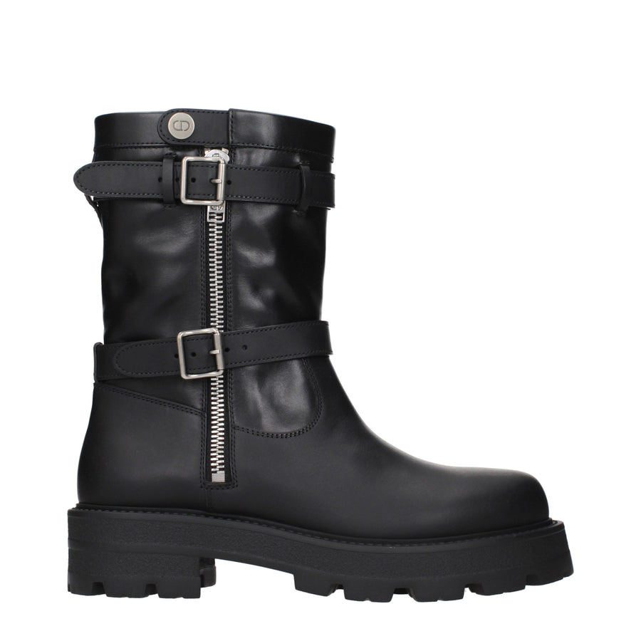 Christian Dior Leather boot in black