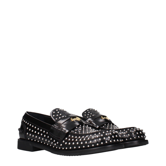 Miu Miu Leather loafer in black — view 2