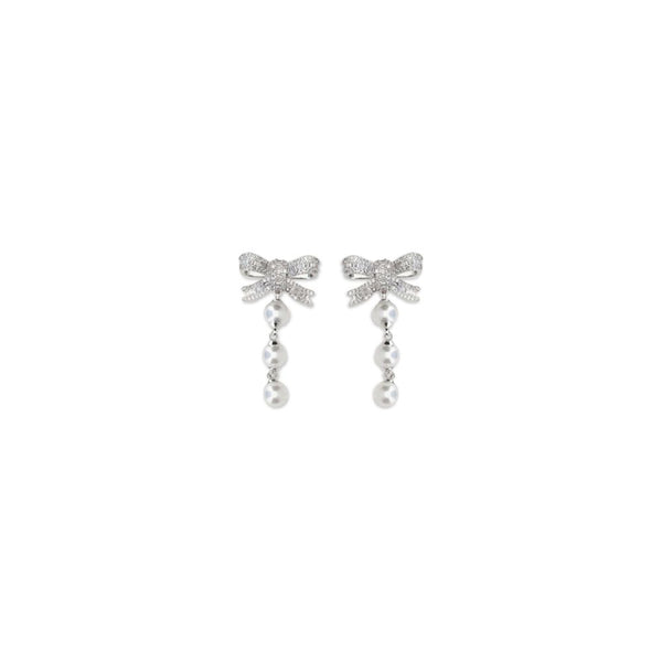 Self-Portrait 100% Brass earrings in silver