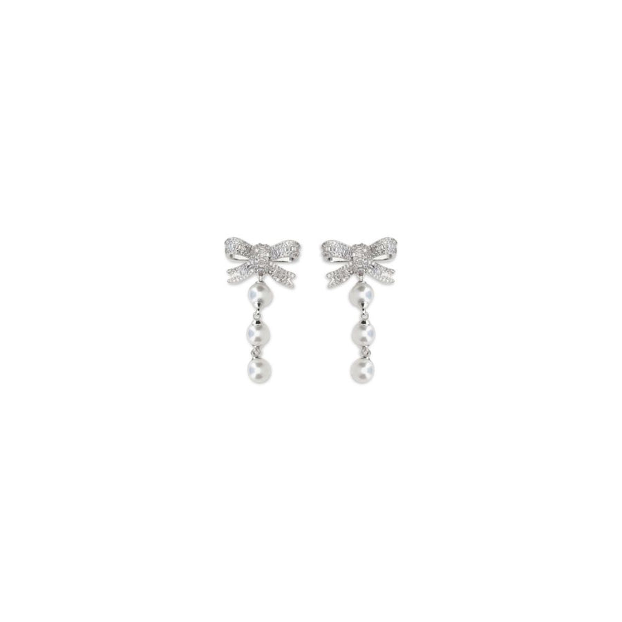 Self-Portrait 100% Brass earrings in silver