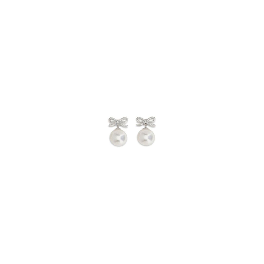 Self-Portrait 100% Brass earrings in silver