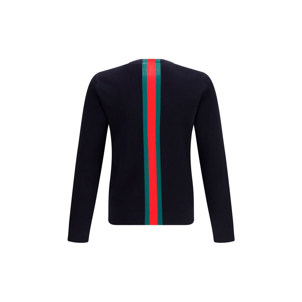 Gucci 100% Cotton sweater in navy — view 2