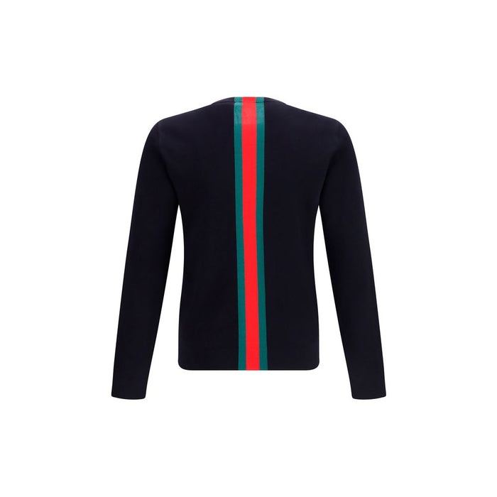Gucci 100% Cotton sweater in navy — view 2