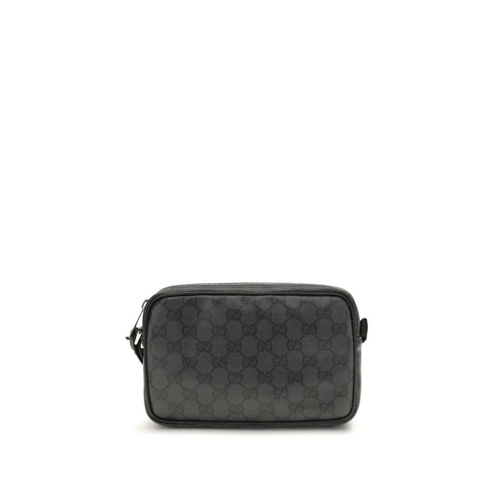 Gucci 45% Cotton shoulder bag in black