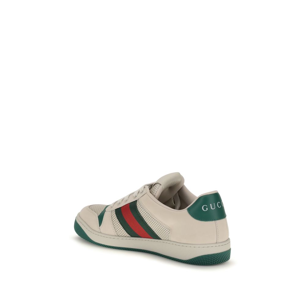 Gucci Upper 100% Polyester sneaker in beige — view 3