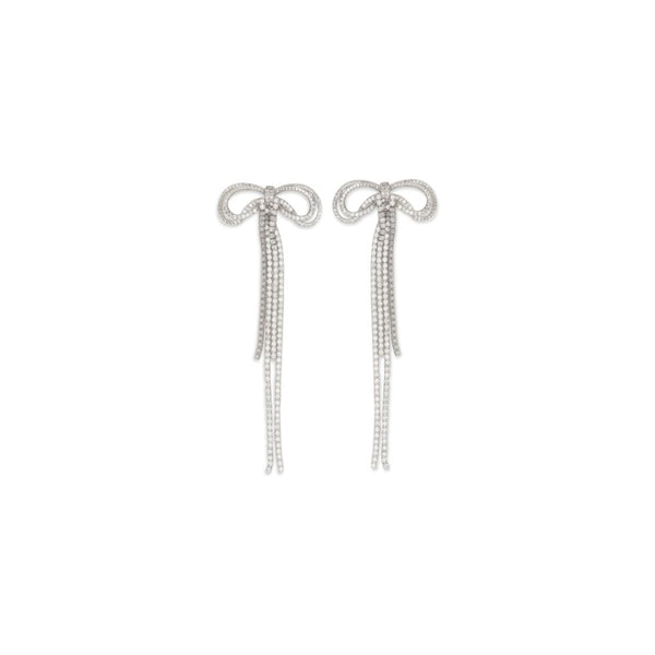 Self-Portrait 100% Brass earrings in silver