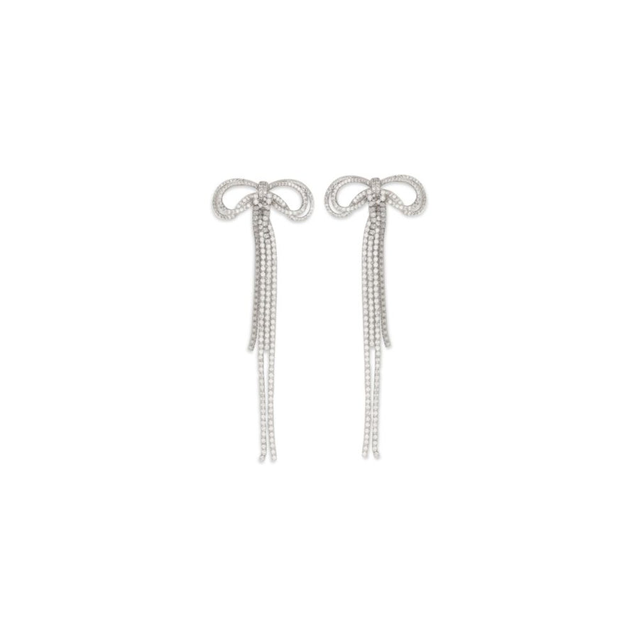 Self-Portrait 100% Brass earrings in silver