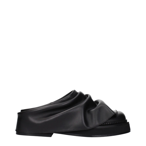 The Attico slippers in black