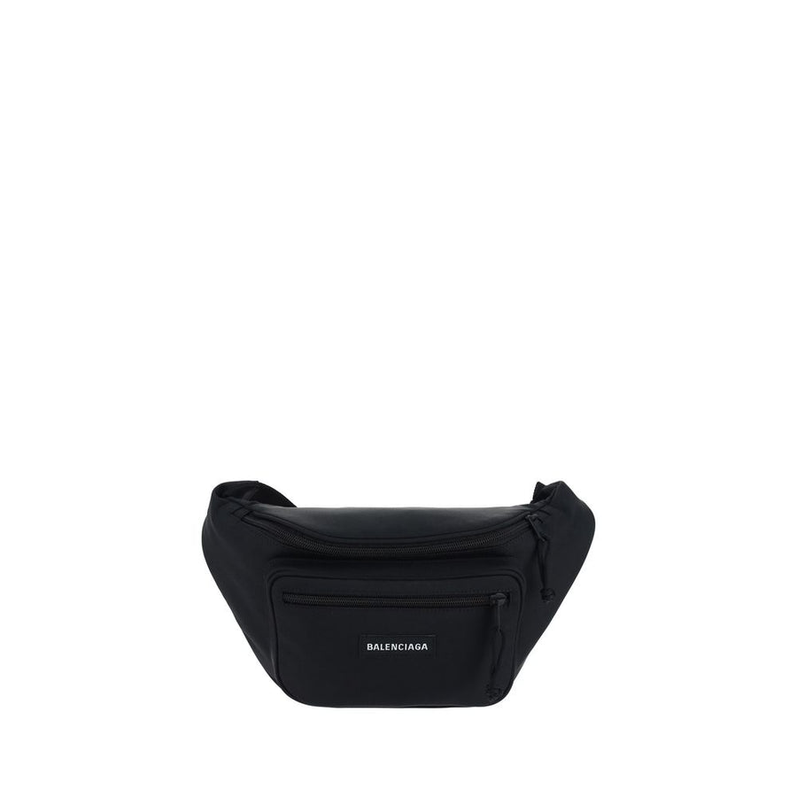 Balenciaga 95% Polyamide belt bag in black