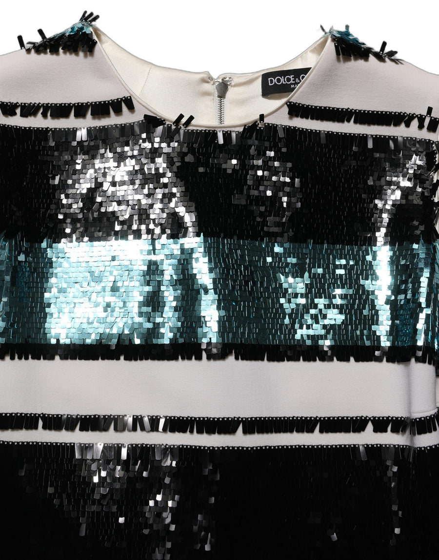 Dolce & Gabbana 96% Virgin Wool 4% Elastane; Lining: 94% Silk 6% Elastane tunic in multicolor