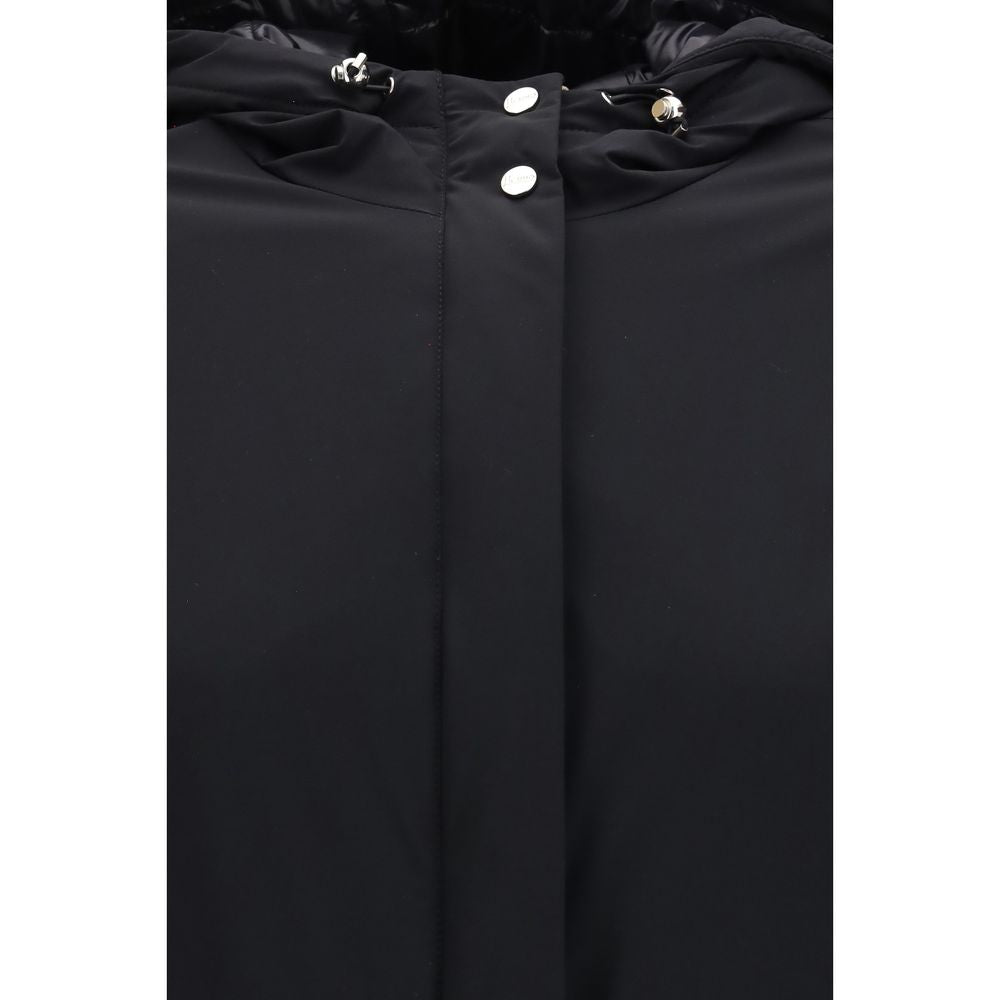 Herno Outer: 86% Polyamide down jacket in black — view 3