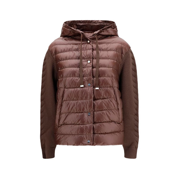 Herno Outer 100% Polyester down jacket in brown