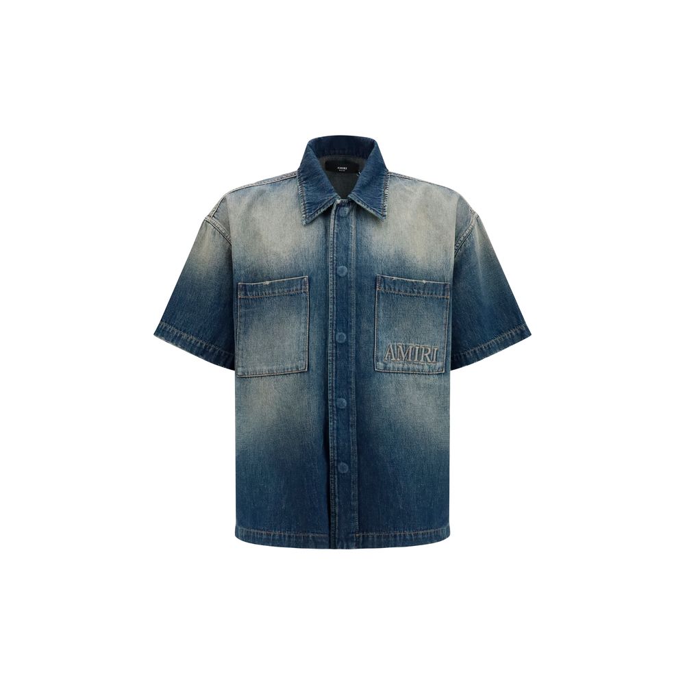 Amiri 100% Cotton shirt in blue
