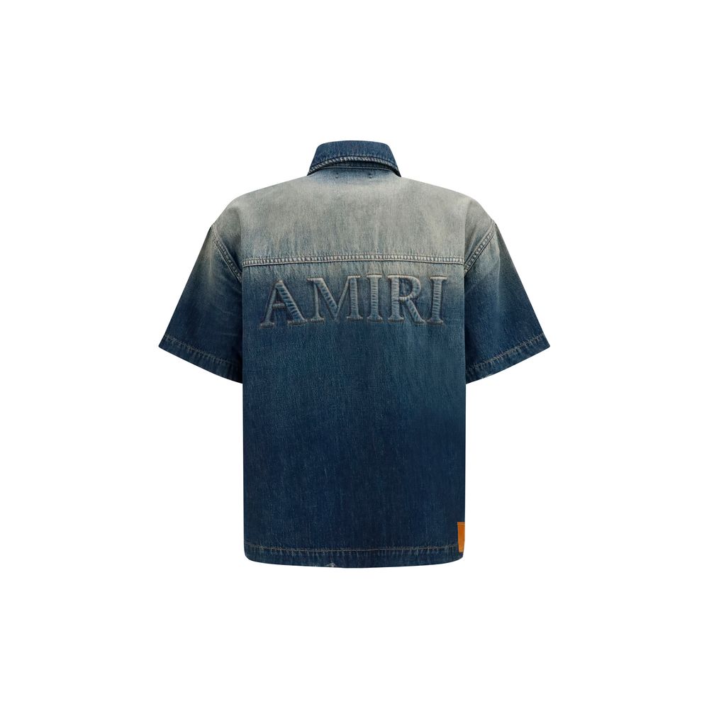 Amiri 100% Cotton shirt in blue — view 2