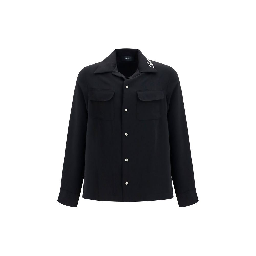 Amiri 100% Polyester shirt in black