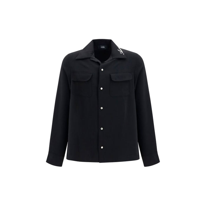 Amiri 100% Polyester shirt in black