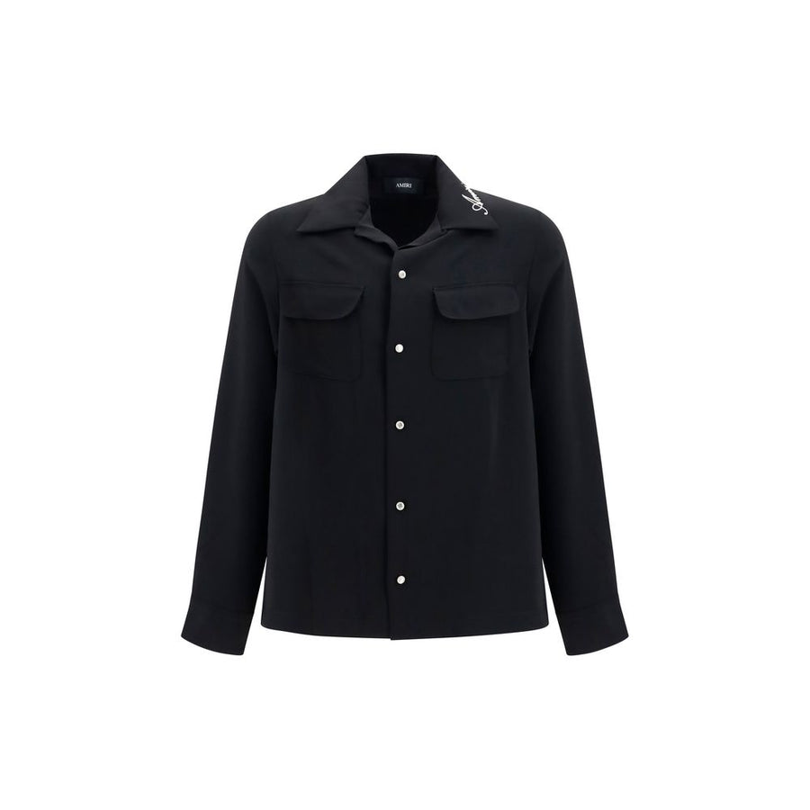 Amiri 100% Polyester shirt in black