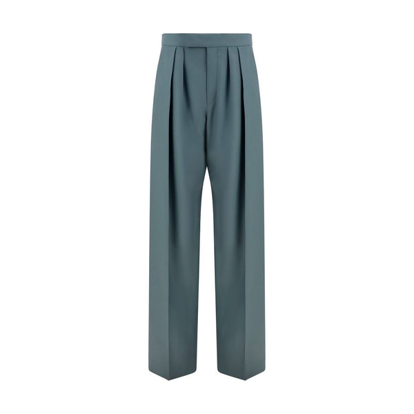 Chloé 100% Fleece Wool Ovis Aries trousers in gray