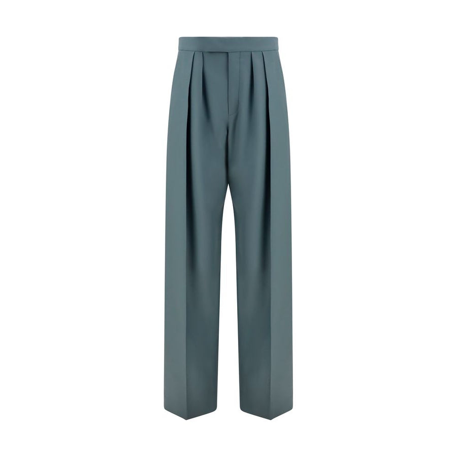 Chloé 100% Fleece Wool Ovis Aries trousers in gray
