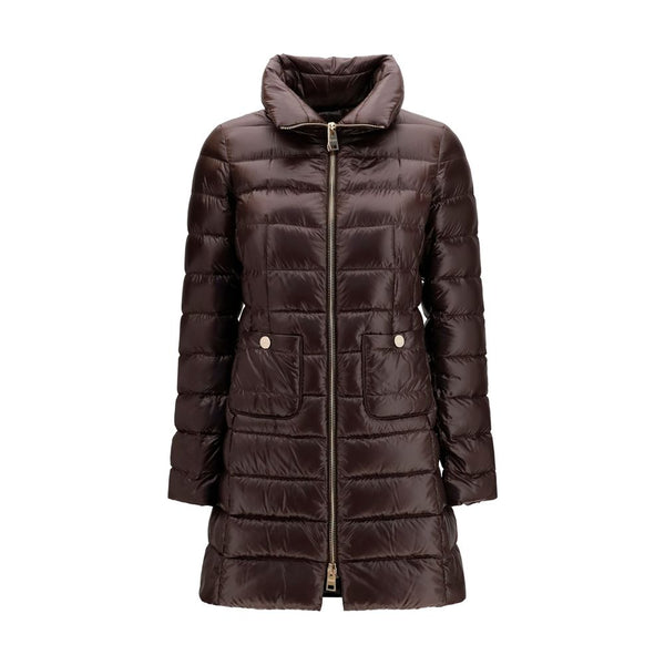 Herno 100% Polyamide down jacket in brown