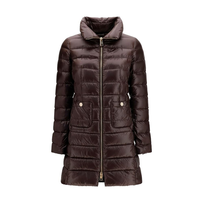 Herno 100% Polyamide down jacket in brown
