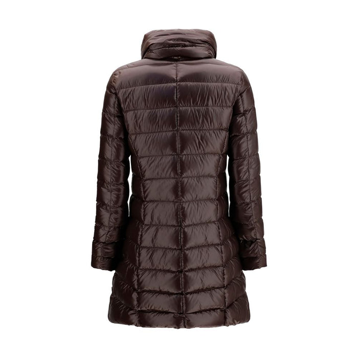 Herno 100% Polyamide down jacket in brown — view 2