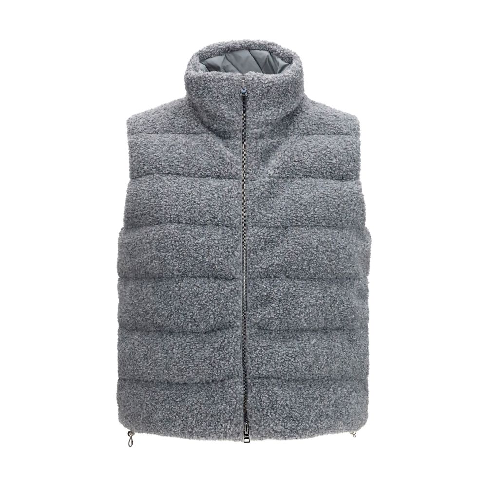 Herno Outer 100% Polyester vest in gray