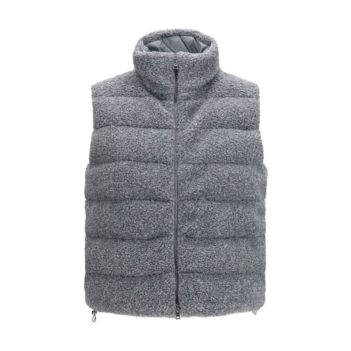 Herno Outer 100% Polyester vest in gray