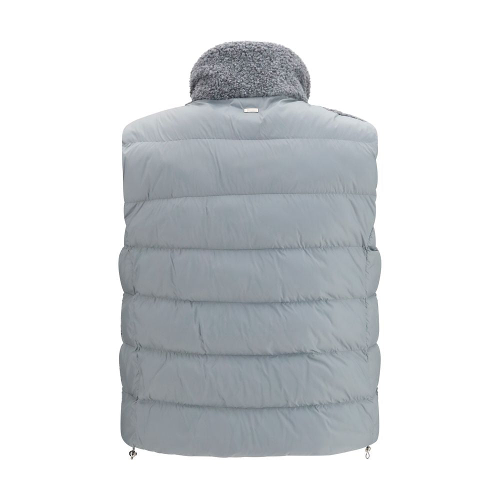 Herno Outer 100% Polyester vest in gray — view 2