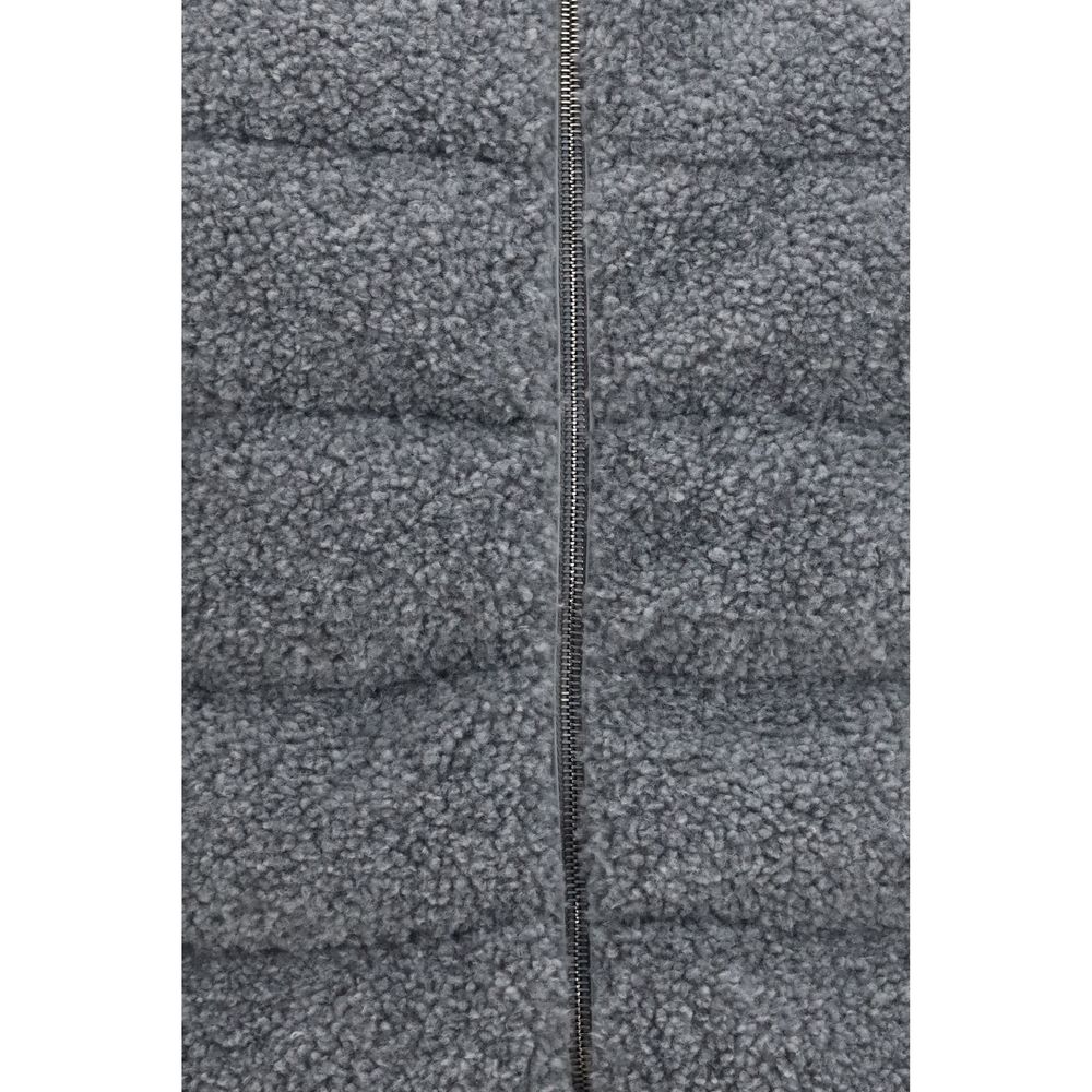 Herno Outer 100% Polyester vest in gray — view 3