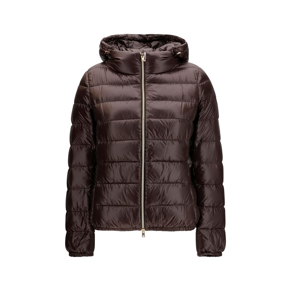 Herno 100% Polyamide down jacket in brown