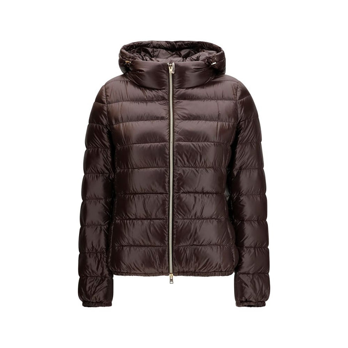 Herno 100% Polyamide down jacket in brown