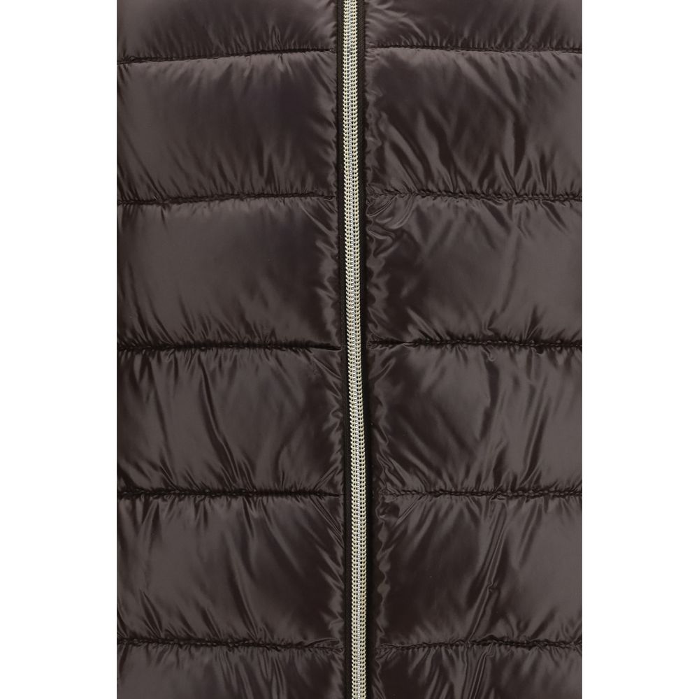 Herno 100% Polyamide down jacket in brown — view 3