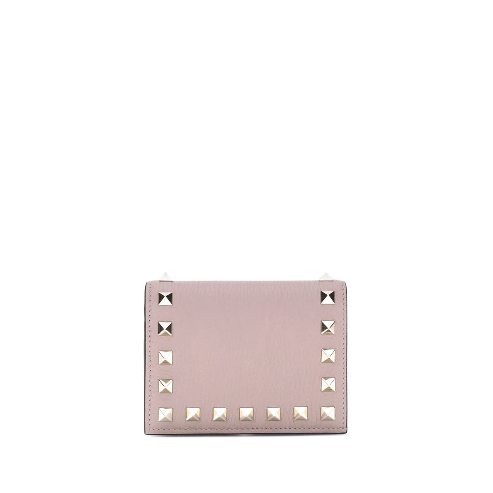 Valentino Garavani 100% Calf Leather Bos Taurus wallet in pink