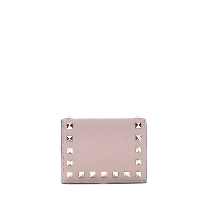 Valentino Garavani 100% Calf Leather Bos Taurus wallet in pink