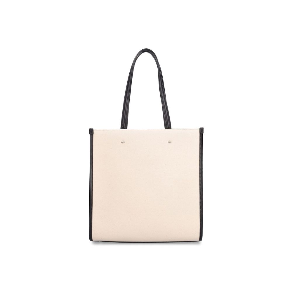 Jimmy Choo 100% Canvas tote bag in beige — view 3